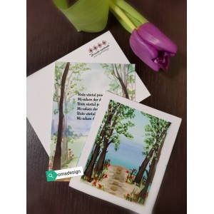 Mini-tablou ”Cu dor”