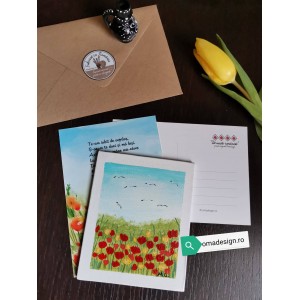 Mini-tablou ”Cu patima”