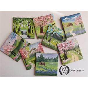 *Set 8 Magneti pictati manual 7,5 (Primavara) *Set 8 Magneti pictati manual 7,5 (Primavara)