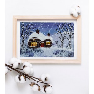 *Tablou ”Iarna pe inserat 3” *Tablou ”Iarna pe inserat 3”