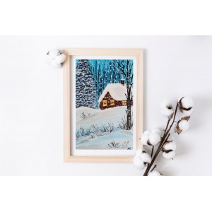 *Tablou ”Iarna pe inserat 4” *Tablou ”Iarna pe inserat 4”