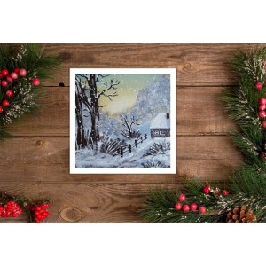 *Tablou ”Ninsoare in zori” *Tablou ”Ninsoare in zori”