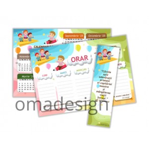 *Set cadou prima zi de scoala (model 05)