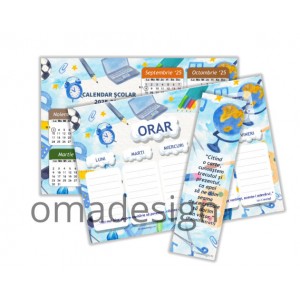 *Set cadou prima zi de scoala (model 06)