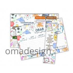 *Set cadou prima zi de scoala (model 07)