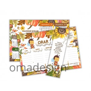 *Set cadou prima zi de scoala (model 13 cu mascota) 