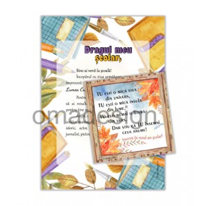 *Set cadou prima zi de scoala (model 22)