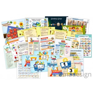 *Super Pachet 100 Planse CLASA I - A4-A3