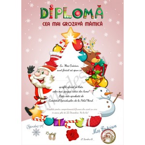 Diploma de excelenta Craciun 06 (mamica grozava)
