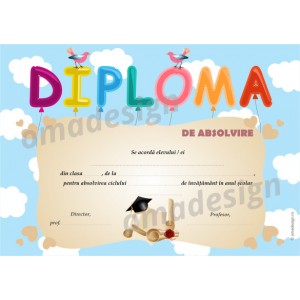 Diploma scolara SC201 Diploma scolara SC201