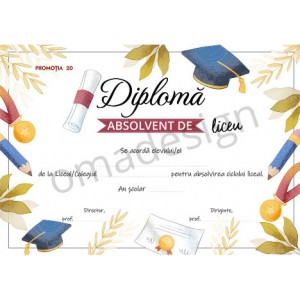 *Diploma de absolvire 312 (liceu) *Diploma de absolvire 312 (liceu)