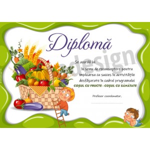 Diploma Cosul cu fructe 2 Diploma Cosul cu fructe 2