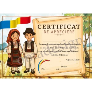 *Certificat Ziua Romaniei 03 *Certificat Ziua Romaniei 03