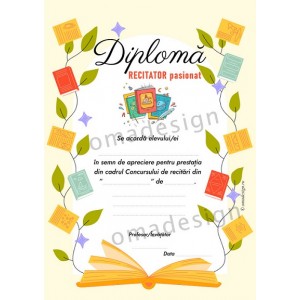 *Diploma Recitator 1 *Diploma Recitator 1