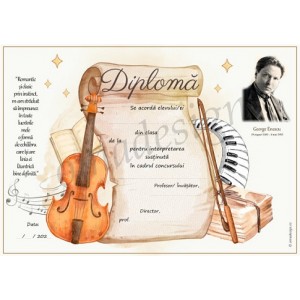 *Diploma Enescu 01 *Diploma Enescu 01