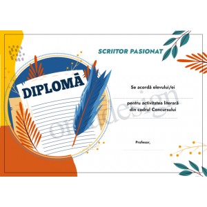 *Diploma Scriitor 1 *Diploma Scriitor 1