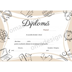 *Diploma scolara SC305