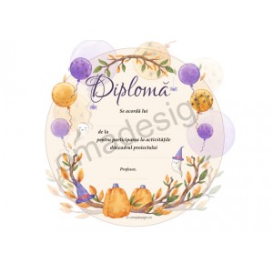 Diploma Halloween 13 (rotunda)