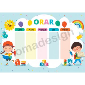 Orar scolar 24 - A5-A4