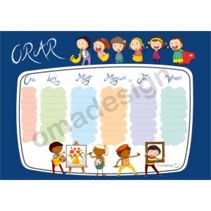 Orar scolar 30 - A5-A4