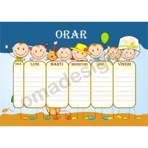 Orar scolar 34 - A5-A4