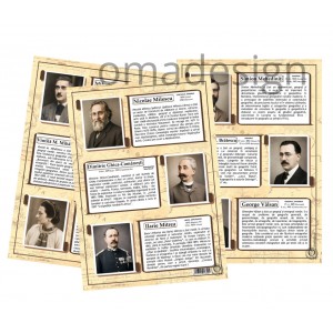 Set 4 Planse Geografi si exploratori romani celebri - A2 Set 4 Planse Geografi si exploratori romani celebri - A2